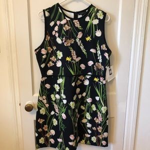 Victoria Beckham Target English Floral Satin Dress